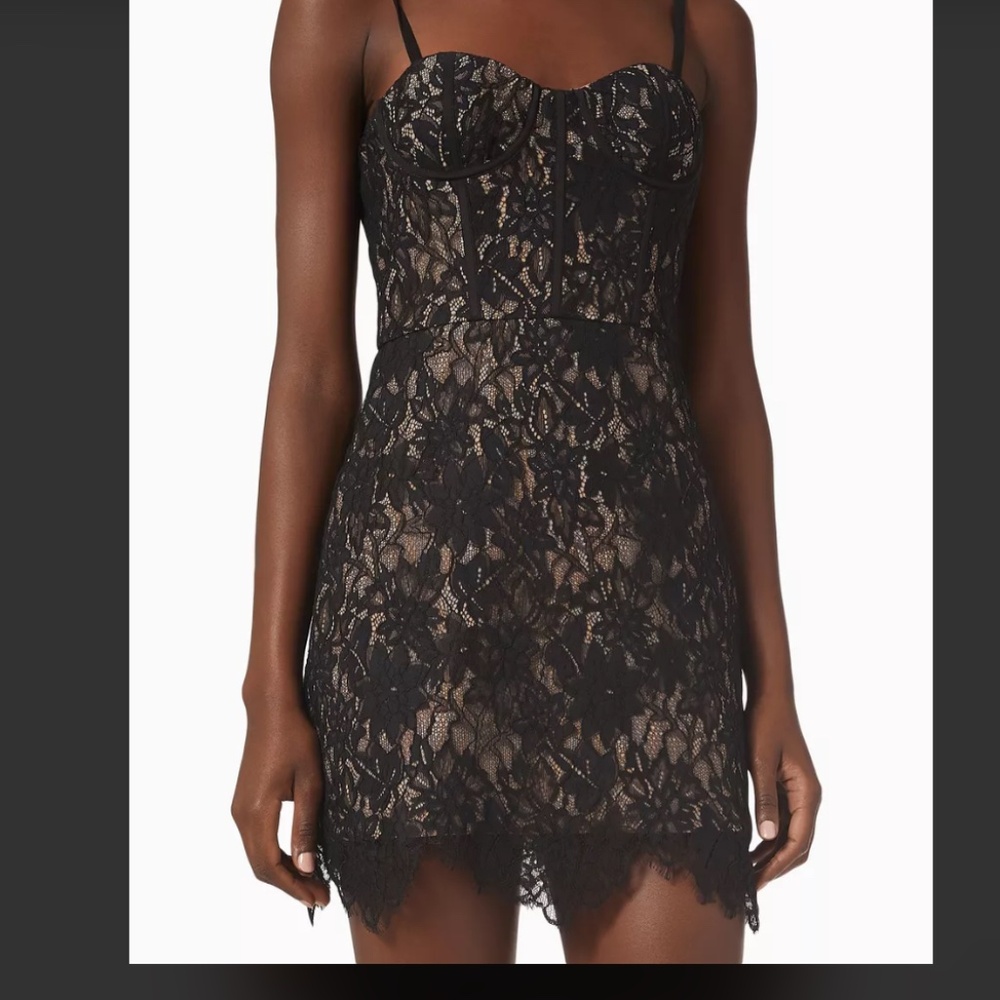 Lace Bustier Dress